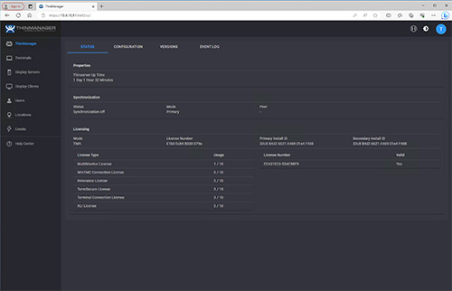 Browser UI in dark mode